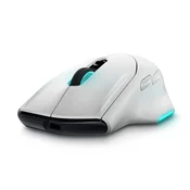 DELL Alienware AW620M Gaming miš, Wireless, Beli