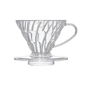 Hario V60-01 plastični dripper za kavo, prozoren