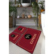 Lessentiel Maison Set 3 prostirke Harry Potter Express, Bordo