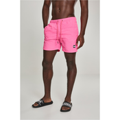 Mens swimsuit Block neonpink