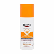 Eucerin Sun Protection Pigment Control Tinted Gel-Cream SPF50+ gel krema protiv pigmentnih mrlja 50 ml nijansa Medium za žene