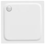 Tuš pladenj Rea Belmond White 80x80 Chrome