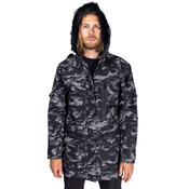 Moška jakna VIXXSIN - QUILLION PARKA - SIVA CAMO - POI1253