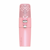 MAXLIFE Mikrofon s Bluetooth zvučnikom Animal MXBM-500, ružičasti