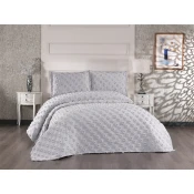 Aberto Design Komplet posteljina za francuski ležaj Siva