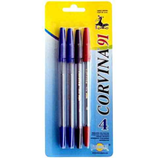 4-delni komplet kemičnih svinčnikov - Corvina