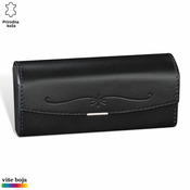 Princ Leather Futrola za naocare, Crna