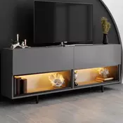 HANAH HOME TV Polica Ekol Down Anthracite