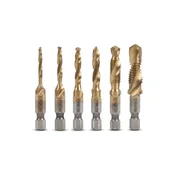 EG Komplet svedrov za navoj HEX M3-M10 HSS M2 z adapterjem TW-ZWG001, 7 kosov