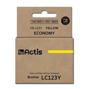 slomart actis kb-123y črnilo (nadomestno črnilo brother lc123y/lc121y; standardno; 10 ml; rumeno)
