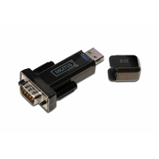 DIGITUS Adapter USB 2.0 tip A (M) Serijski port (RS-232) 9pin (M) crni DA-70156