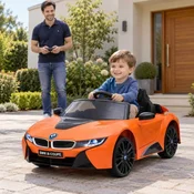 Deciji automobil na akumulator BMW i8 Concept Narandžasti (12V) ( SM-26402N )