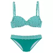 JETTE Bikini siva / bijela