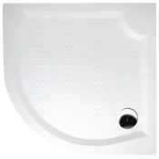 Gelco GELCO G5 Kvadratna Tuš Kad iz Litega Marmorja 90x90cm, Bela, Protizdrsna Površina