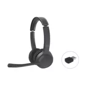 Conceptronic POLONA04BA naglavne slušalice i slušalice s ugrađenim mikrofonom Žičano i bežično Obruč za glavu Pozivi/glazba USB Tip-C Bluetooth Crno