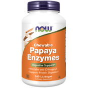 NOW Foods Papaya Enzymes, naravni prebavni encimi, 360 pastil