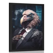 Plakat živalski gangster jastreb - 60x90 no frame