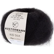 Austermann Kid Silk 98233-02 Black Pletilna preja