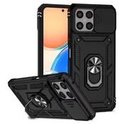 MaxMobile maskica za Xiaomi Redmi 17C ANTI-SHOCK WITH RING crna