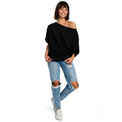 BeWear Ženska bluza Pangi B079 črna XXL/3XL