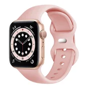 Silikonski pas Techsuit W031 za Apple Watch (42mm/44mm/45mm/46mm/49mm) - svetlo roza