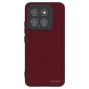 Silikonski črni ovitek za Xiaomi 14 - Burgundy red
