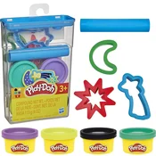 Play-Doh: komplet plastelinov v posodici – z vesoljskimi oblikami – Hasbro