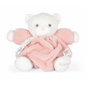 Plišani medo Chubby Bear Powder Pink Plume Kaloo ružičasti 18 cm od glatkog mekanog materijala u poklon-kutiji od 0 mjeseci