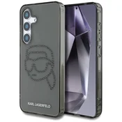 1 to 3 Etui Karl Lagerfeld Logo Glava Karl Z Rinestanki Za Samsung Galaxy S25