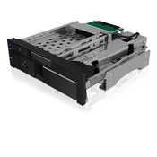 IcyBox Ohišje za trdi disk IB-173SSK za 1x 2,5 + 1x 3,5 v 1x 5,25 ležišče