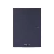 FABRIANO Ecoqua Original A4 40 pljosnat linearni knjižica tamno plavo