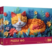 Trefl - Puzzle Umetnost papirja: Mačka - 160 kosov