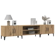 TV ormaric boja hrasta artisan 180x31,5x40 cm konstruirano drvo