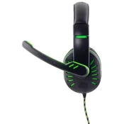Northix Esperanza - Gaming slušalke, Crow - zelene