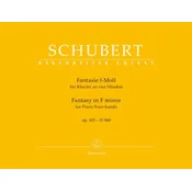 SCHUBERT:FANTASIE IN F-MOLL OP.103- D940 FOR PIANO 4 HANDS