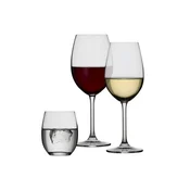 Kozarci v kompletu 18 ks za vino Juval – Lyngby Glas