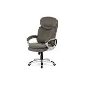 Autronic Pisarniški stol Office chair, rocking mech., grey fabric, plastic cross (KA-G198 GREY2)