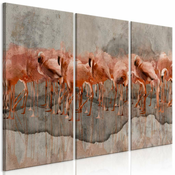 Slika - Flamingo Lake (3 Parts) 120x80