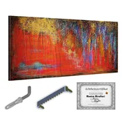 shumee Monica Mirafiori I 100 % ROČNO POSLIKANA I Slika Tišina 140x70cm | Ročno poslikana slika | Akrilna slika | Zelo velika akrilna slika I Moderna umetnost I Umetniške slike