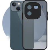 Amumu Maska za mobilni telefon vivo IQOO 12PRO V2329A, Providno-crna