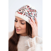 Kesi Womens wool winter hat with decorative crystals K399 black