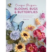 Rayher. Knjiga Crepe Paper Blooms, Bugs & Butterflies