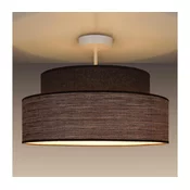 Plafonski luster GRACE 1xE27/60W/230V precnika 40 cm braon/bež