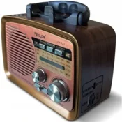 Retoo Retro Prijenosni Radio – AM/FM/SW, USB, SD, Vintage Dizajn
