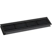 Prezračevalna rešetka za sobna vrata 454 x 90 mm črna