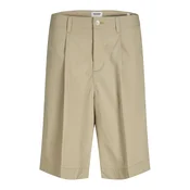JACK & JONES Hlače s naborima JPSTOWEN kaki
