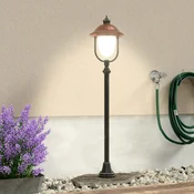 LCD Svetlobna pot Peggy z bakrom - Sodobni - črno-srebrna, bakrena, opalna - Kovina