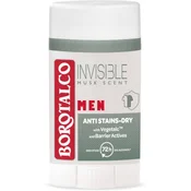 Borotalco Men Antiperspirant dezodorans u stiku Invisible Musk, 40 ml