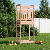 vidaXL Zunanji igrači stolp Naravna 85 x 53 x 207 cm Trdni Douglas les