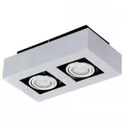 EGLO PLAFONJERA/2, GU10-LED, ALU/KROM ‘LOKE 1 91353